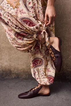 Pantalón bombacho estampado