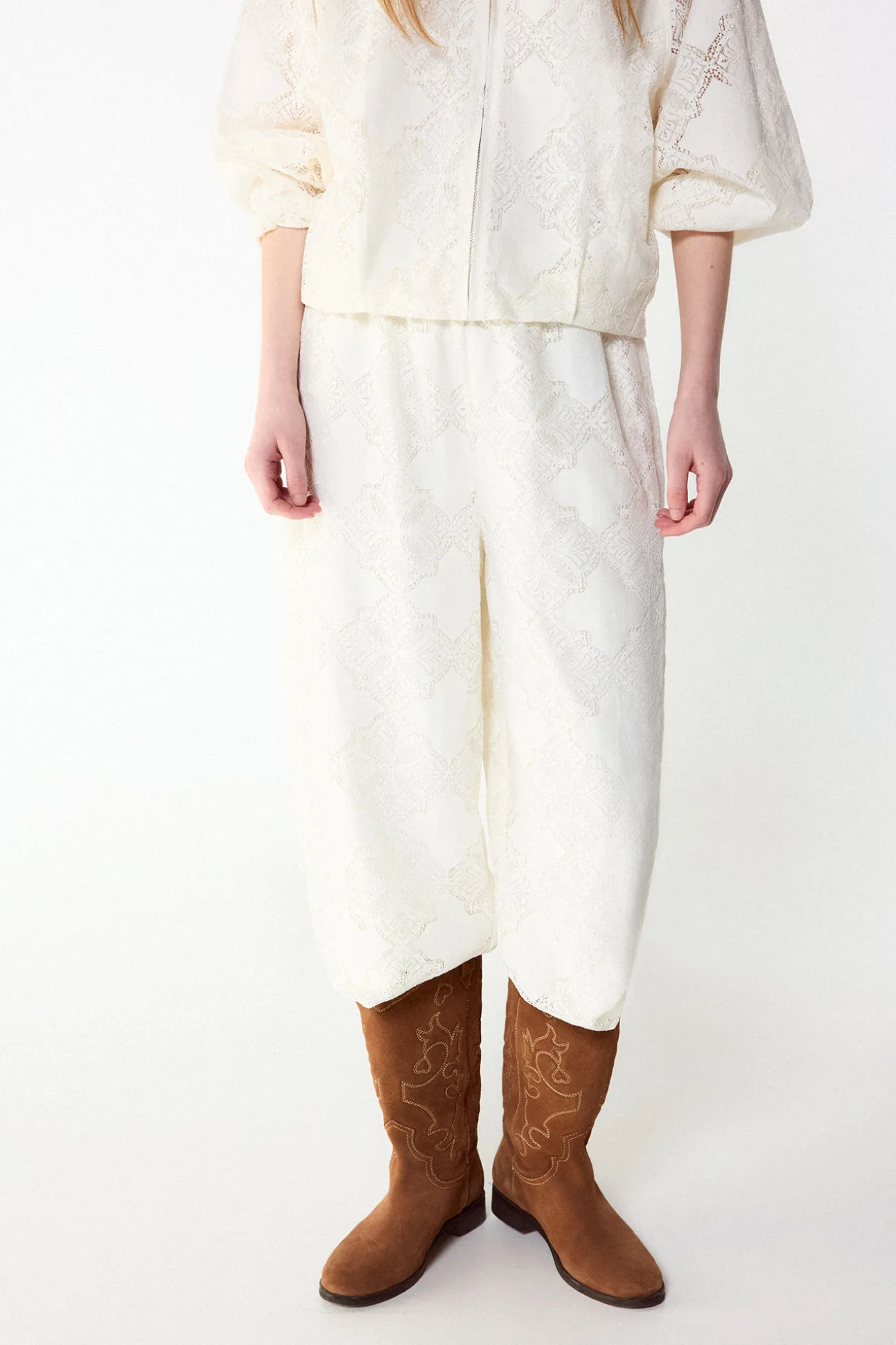 Pantalón bombacho lace