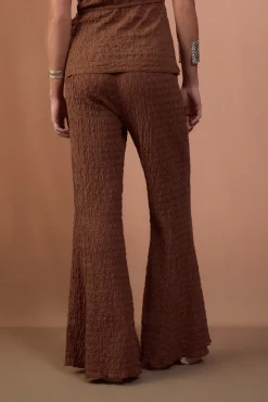 Pantalón campana de punto