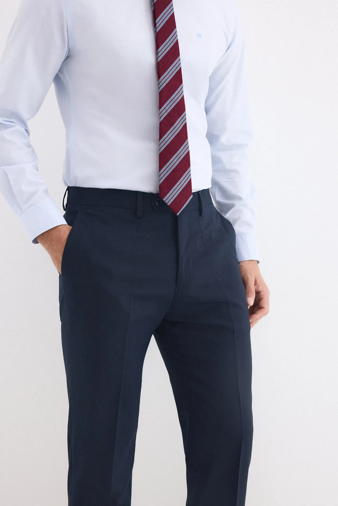 Pantalón canvas slim bi-stretch