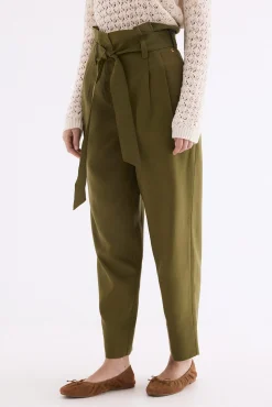 Pantalón carrot verde