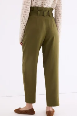 Pantalón carrot verde