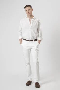 Pantalón chino algodón slim fit