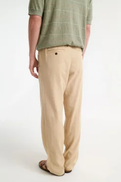 Pantalón chino lino