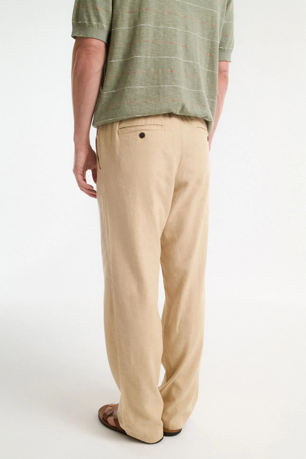 Pantalón chino lino