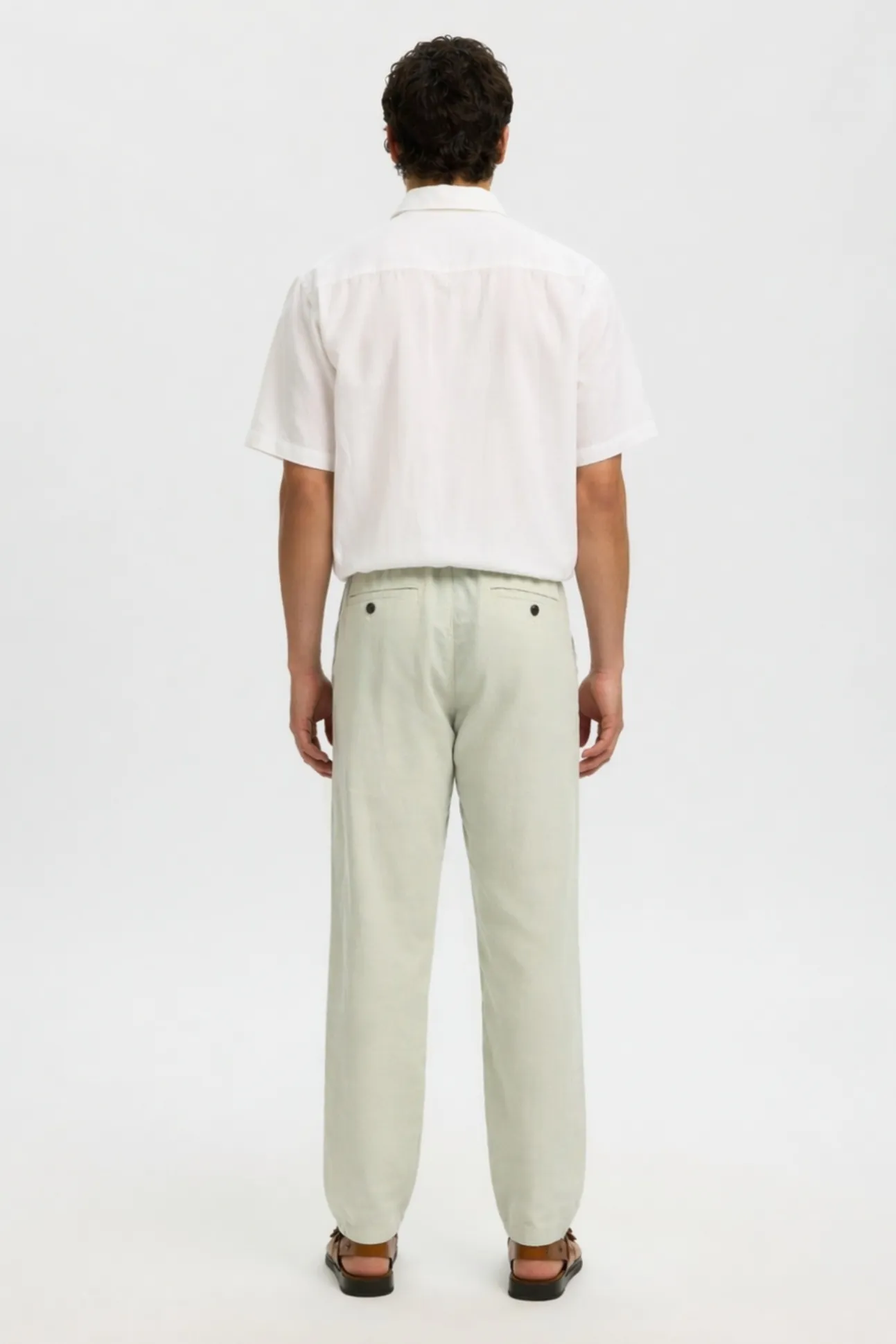 Pantalón chino lino