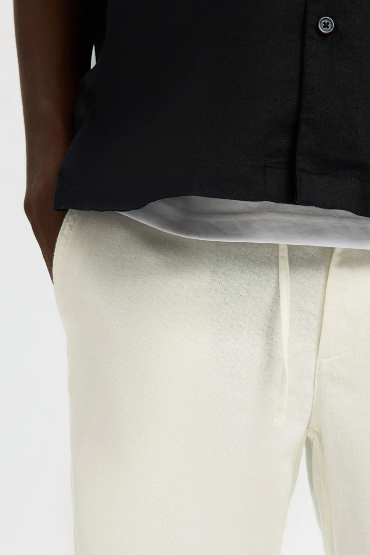Pantalón chino lino