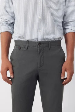 Pantalón chino print slim
