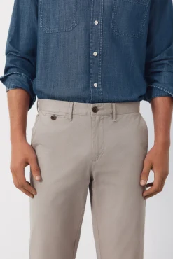 Pantalón chino print slim