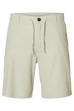 Pantalón corto de lino