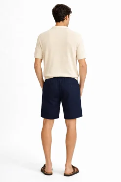 Pantalón corto de lino