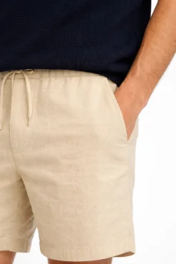 Pantalón corto de lino