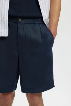 Pantalón corto de lino