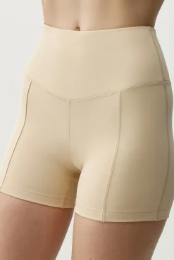 Pantalón corto deportivo Deo beige