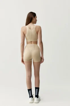 Pantalón corto deportivo Deo beige