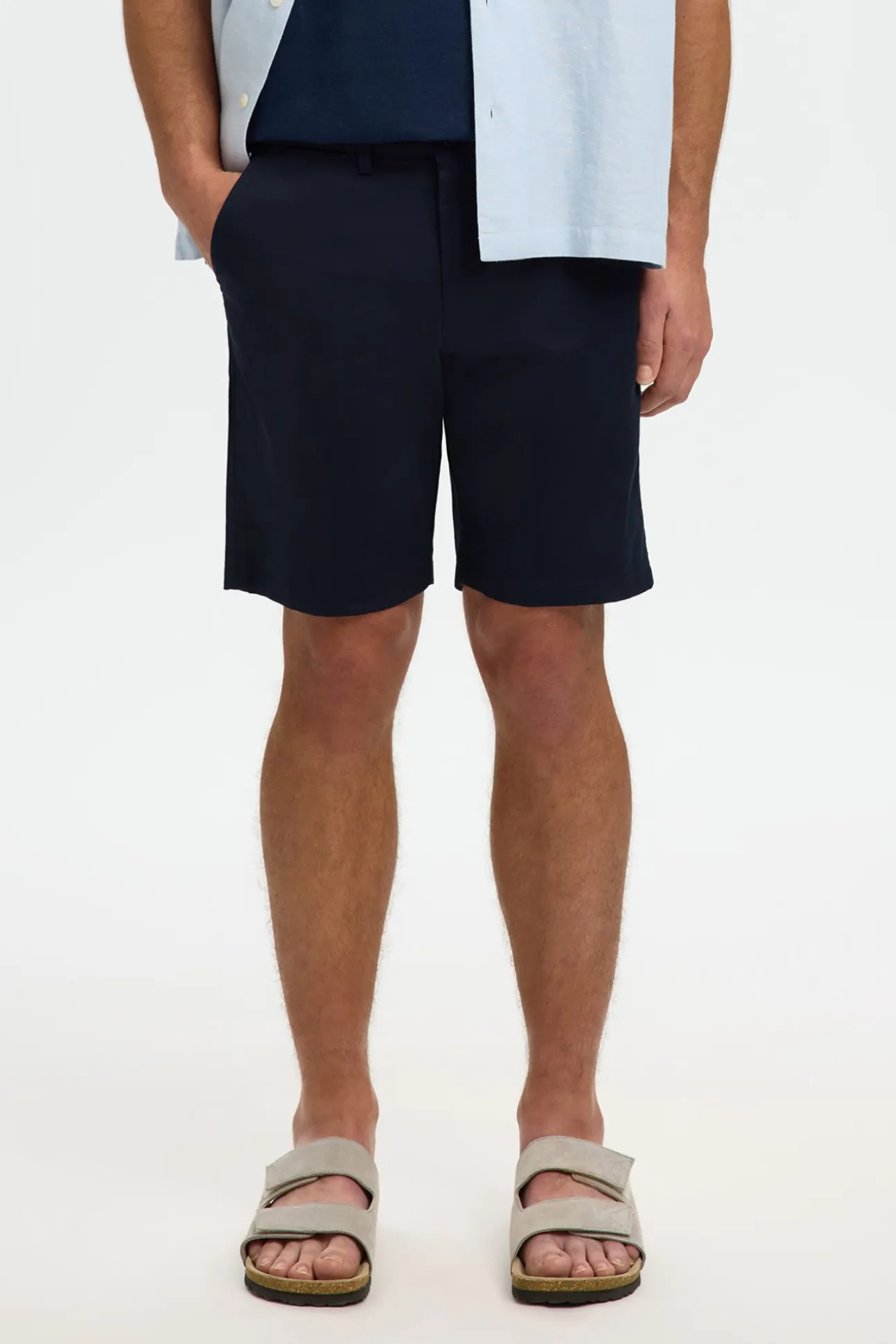 Pantalón corto tejido estructura