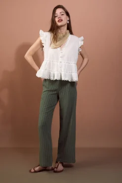 Pantalón de pata ancha