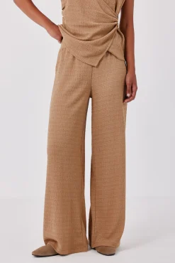 Pantalón de punto ancho