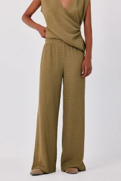 Pantalón de punto ancho