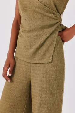Pantalón de punto ancho