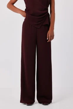 Pantalón de punto ancho