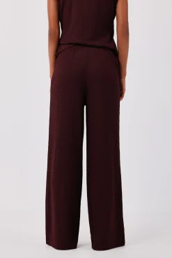 Pantalón de punto ancho