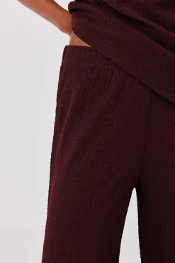 Pantalón de punto ancho