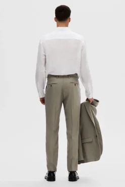 Pantalón de traje Slim Fit confeccionado con lana.