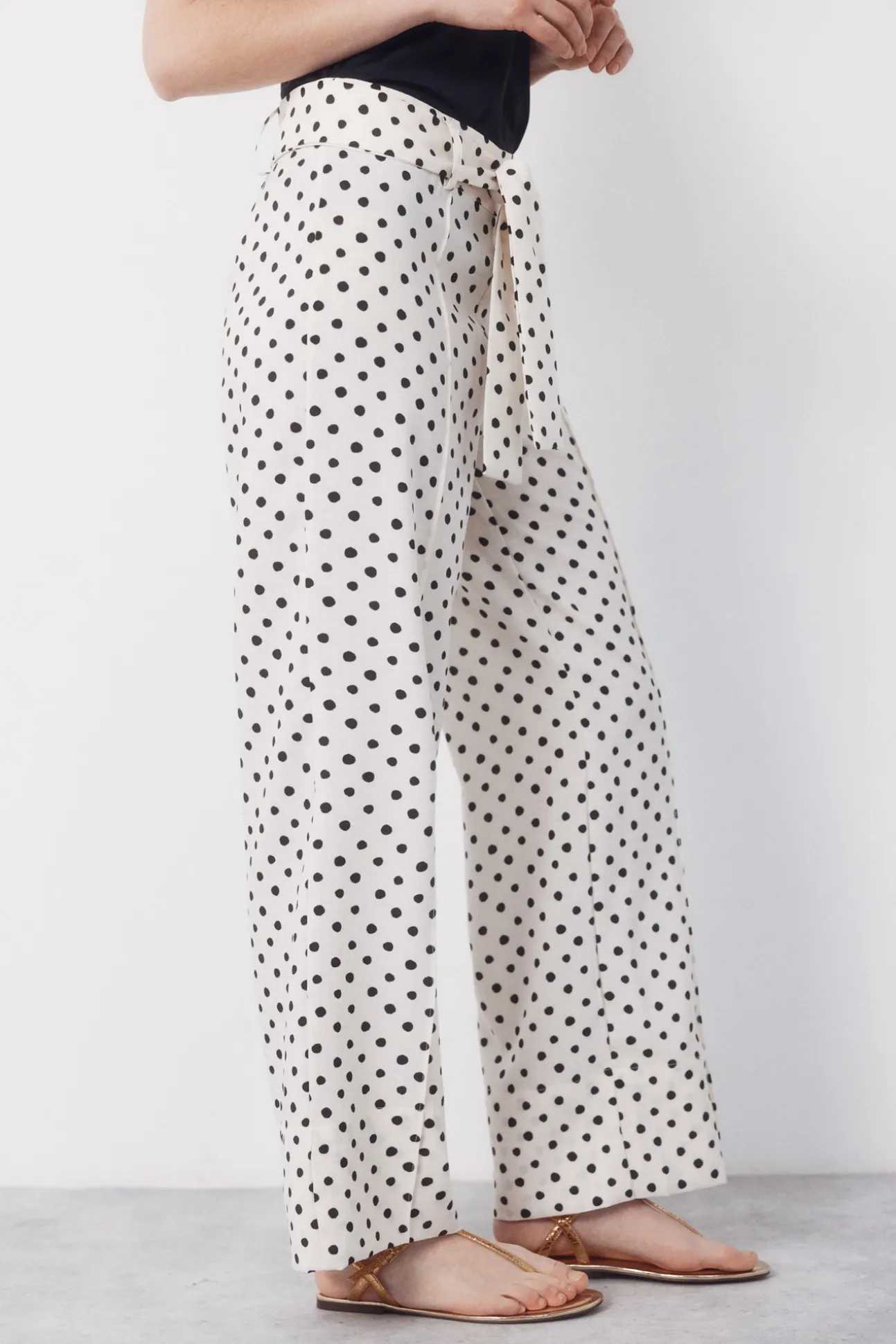 Pantalón estructura fluído
