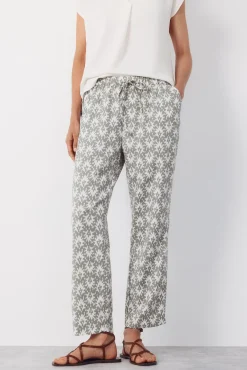 Pantalón fluído estampado