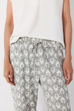 Pantalón fluído estampado
