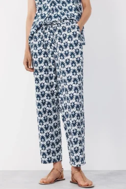 Pantalón fluído estampado