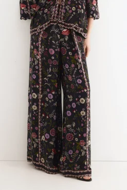Pantalón fluido estampado
