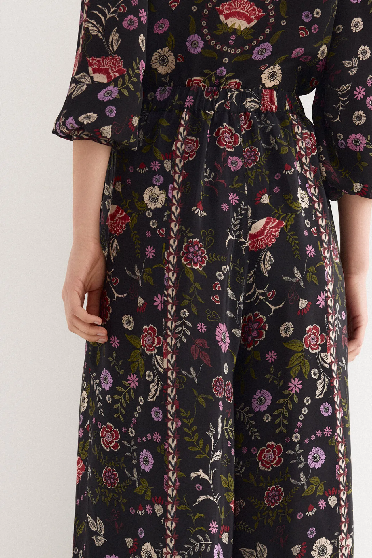 Pantalón fluido estampado
