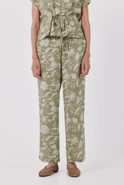 Pantalón fluido estampado