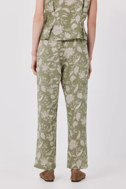 Pantalón fluido estampado