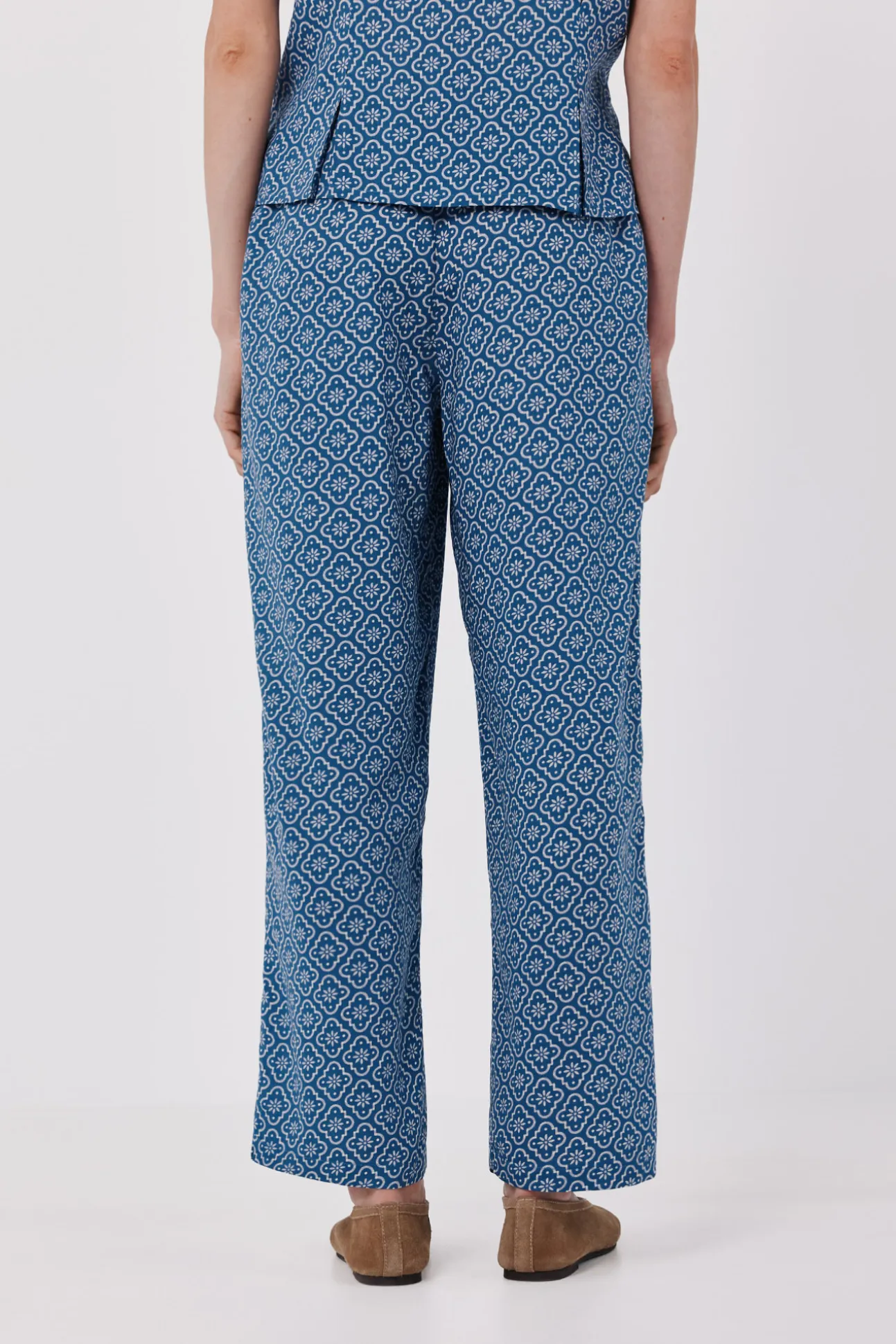 Pantalón fluido estampado
