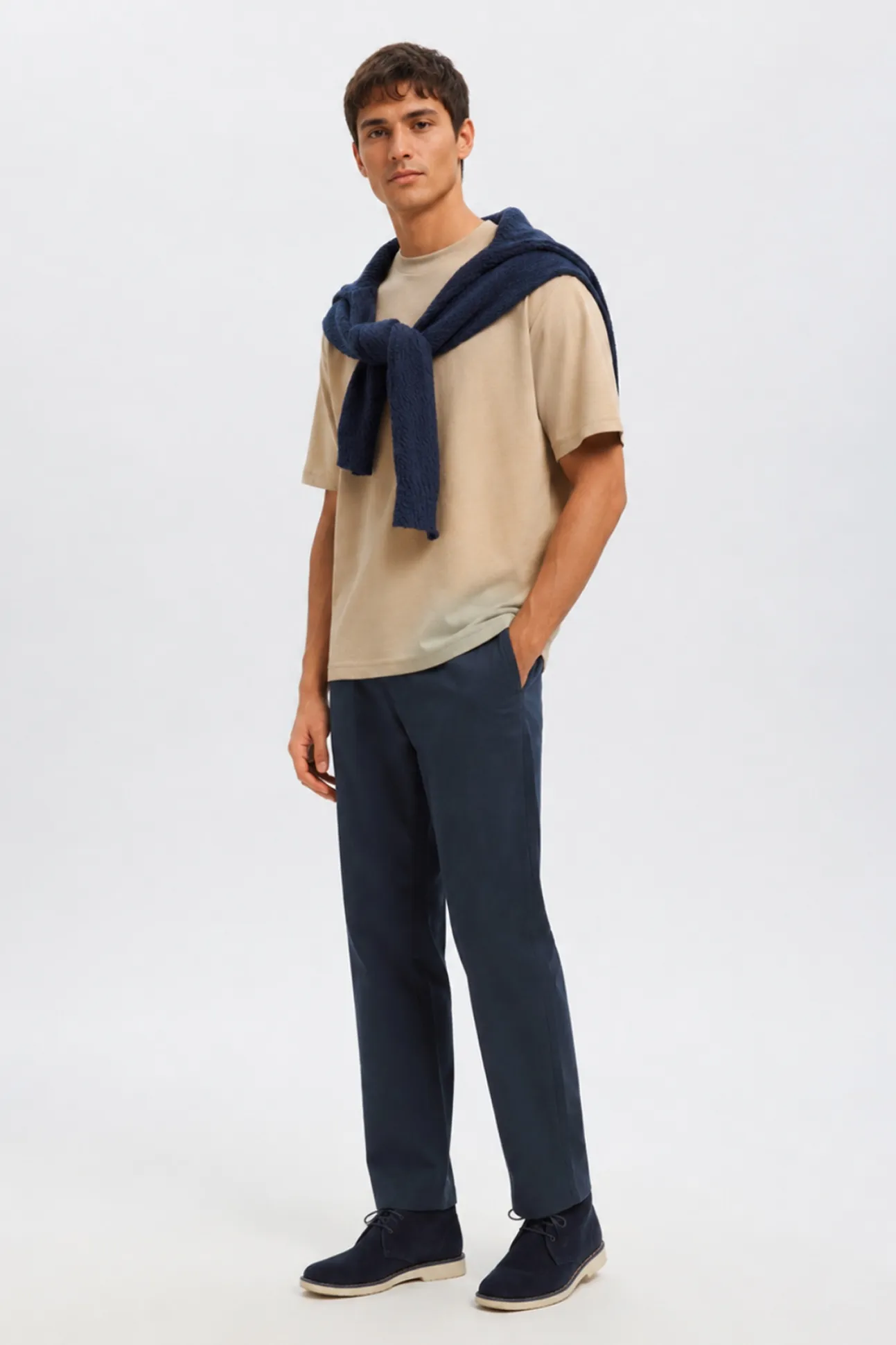 Pantalón informal recto