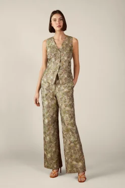 Pantalón jacquard