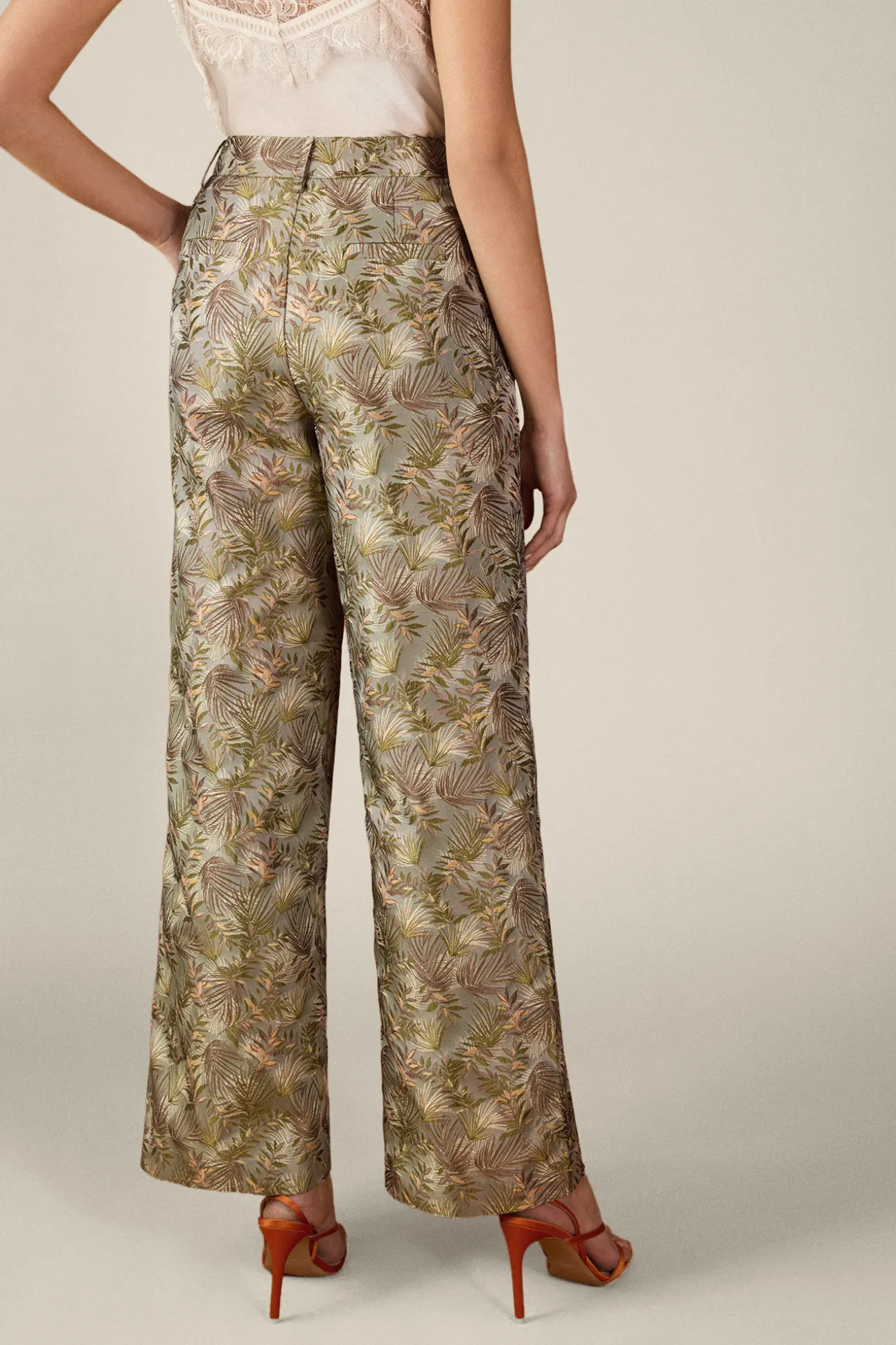 Pantalón jacquard