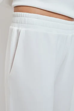 Pantalón largo ancho blanco