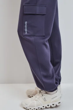 Pantalón largo ancho gris