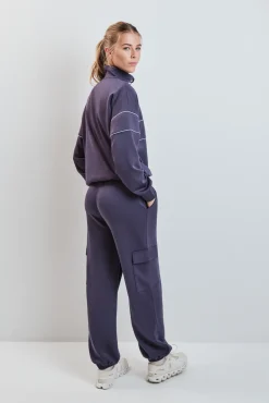 Pantalón largo ancho gris
