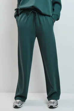 Pantalón largo ancho verde