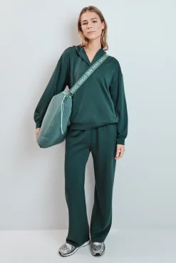 Pantalón largo ancho verde