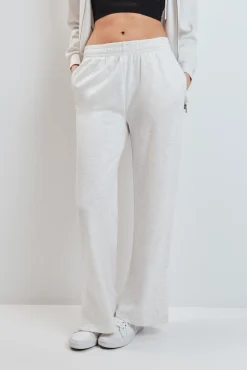 Pantalón largo ancho viscosa suave gris