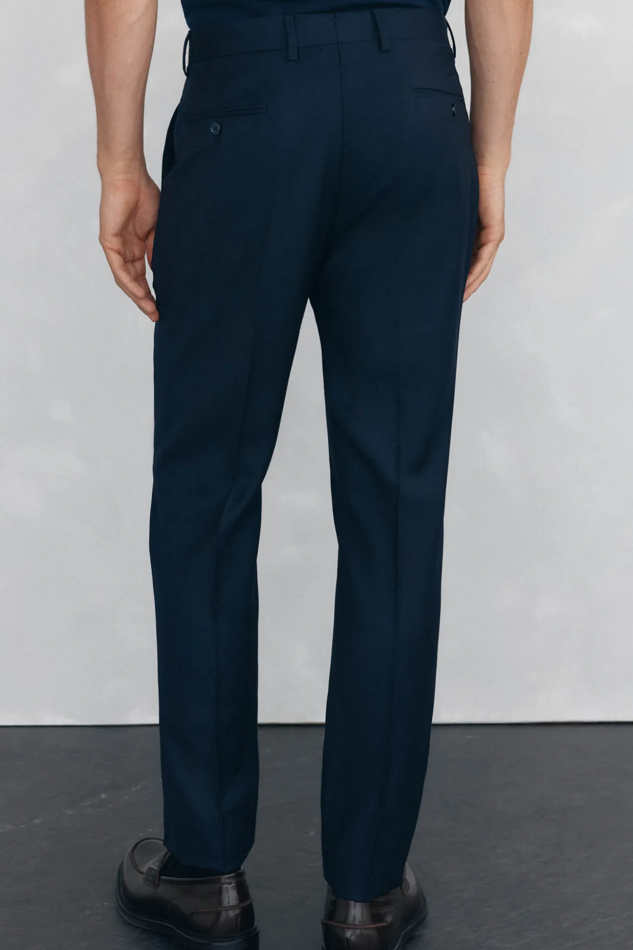 Pantalón ojo de perdiz bi-stretch slim fit