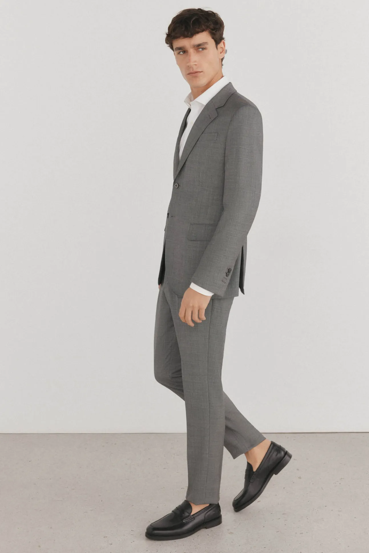 Pantalón ojo de perdiz bi-stretch slim fit