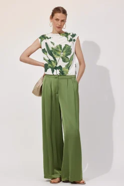 Pantalón palazzo con pinzas