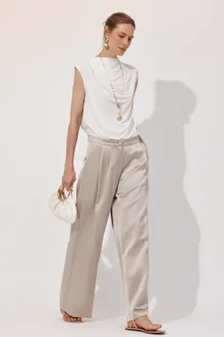 Pantalón palazzo con pinzas